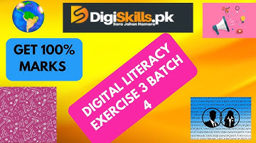 digiskills| digital literacy exercise 3 batch 4 solution |digital literacy exercise 3 Muhammad Abbas