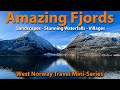 Fjords de norvge  paysages dhiver incroyables  cascades et villages poustouflants