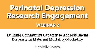 Maternal Health Webinar 2 - Danielle Jones