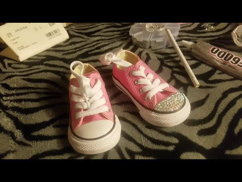 bling converse tennis shoes