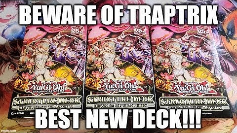 NEW!!! YUGIOH! BEWARE OF TRAPTRIX STRUCTURE DECK OPENING! BEST NEW DECK!!!
