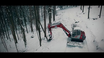 JAK-300B Tree Shear on 12 ton Neuson excavator | High quality Tree Shears for Professional use