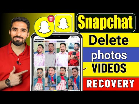 How To Recover Delete Photo Videos On Snapchat | Snapchat Deleted Photos Wapis Kaise Laye