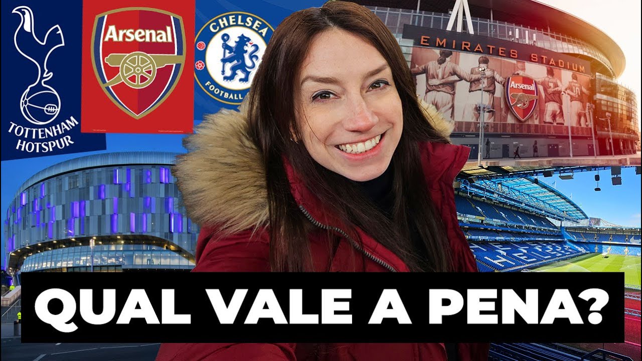 TOUR PELOS ESTÁDIOS EM LONDRES: ARSENAL, CHELSEA E TOTTENHAM HOTSPURS!