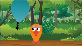 Kartun Lucu  Kartun Burung Dan Semut