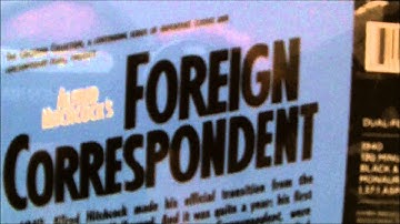 Foreign Correspondent (1940) | The Criterion Collection Blu-ray | Box Art & Specs