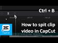 How to split clip in capcut