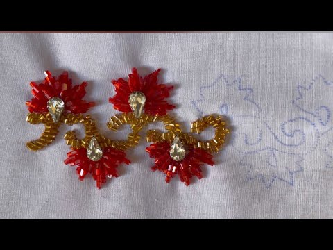 Mirror flower complex structure easy way - YouTube