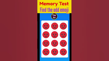 Find the odd emoji out🤦🏼😇| Memory test #ytshorts #emojichallenge #shorts #s#2024 #yt #quiz #eyetest
