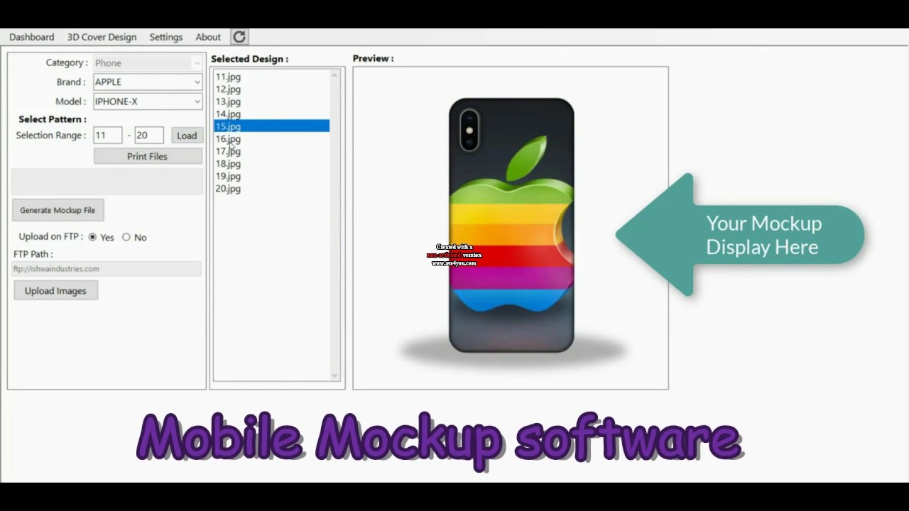 Mobile Mockup software |bulk 