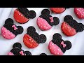 How to make Mickey and Minnie Cream Cheese filled Oreo Cookies