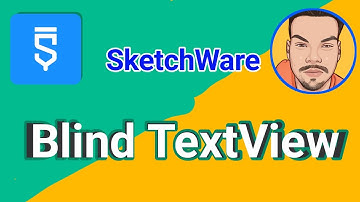 How To Create Blind TextView In SketchWare Pro|Hindi|AndroidBulb