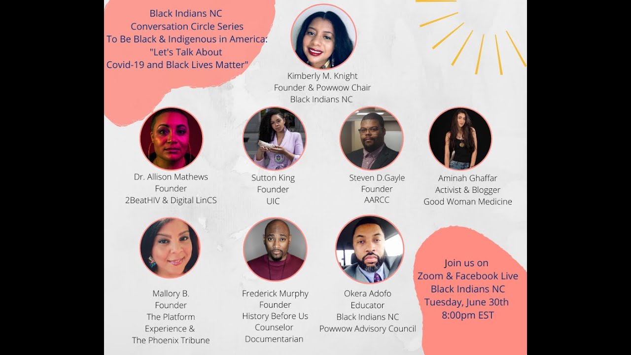 Black Indians NC Conversation Circle Series- Episode 1