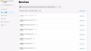 Celebrity SERVICES TAB | ADMIN TUTORIAL | CHURCH ONLINE PLATFORM Wealth