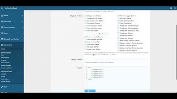 How to create a HTML Widget for Xenforo