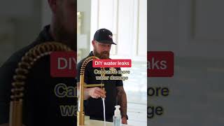 A small leak can lead to big damage!  Get it fixed right the first time! #plumbing #plumbing101