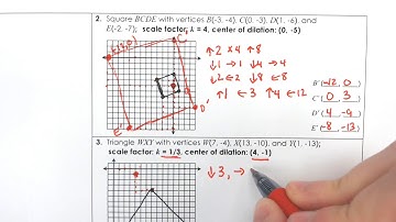 Dilation around point