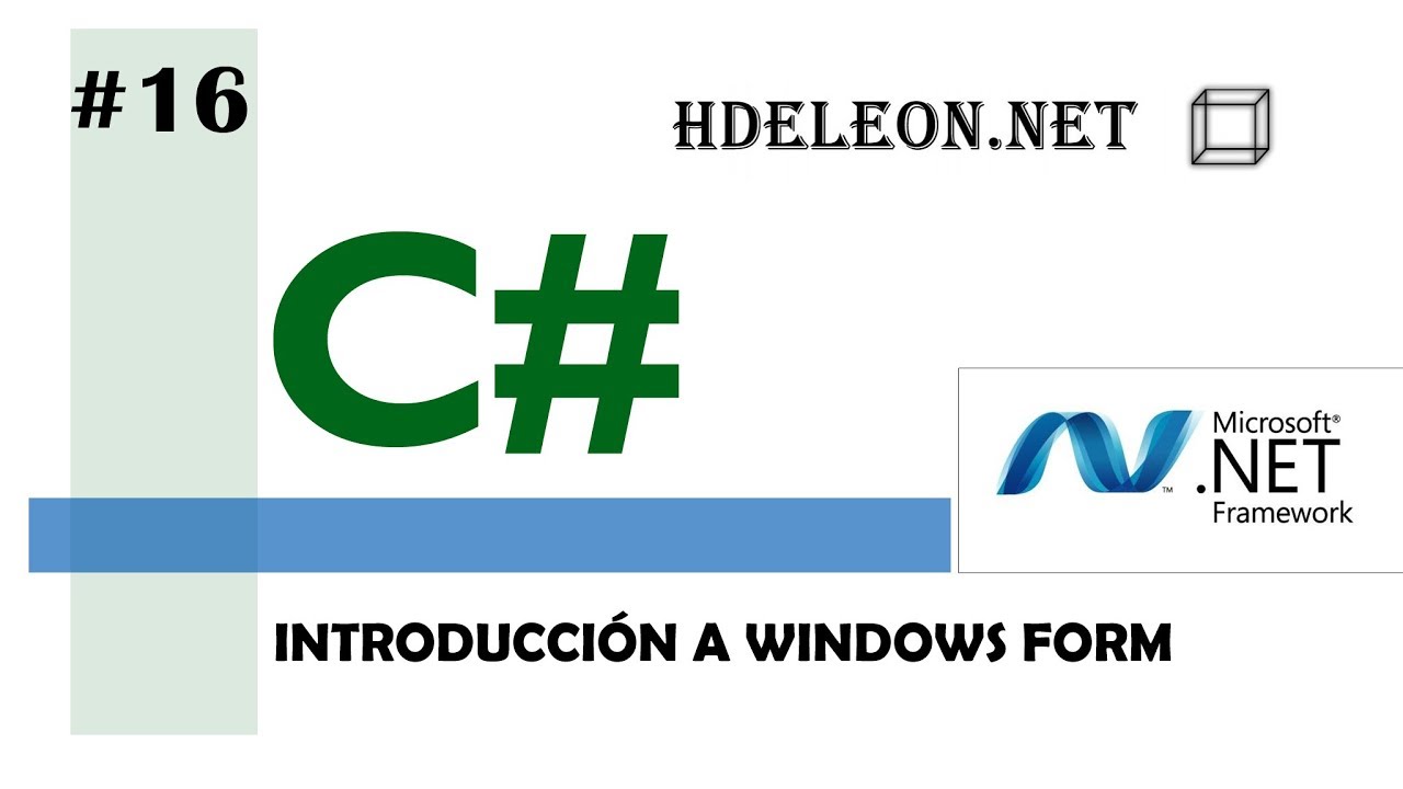 Curso de C# .NET | Introducción a windows form | #16 - YouTube