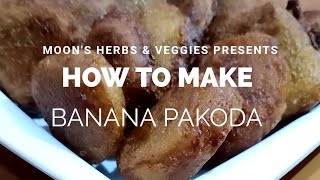 how to make banana pakora/banana pakora recipe/banana pakora kaise banate hain/पकेहुए केलेसेक्याबनाए