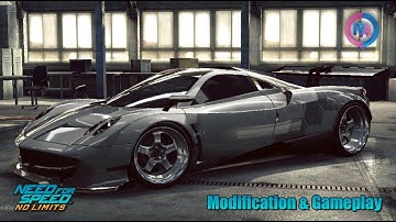NEED FOR SPEED NO LIMITS - Pagani Huayra - Modification & Race
