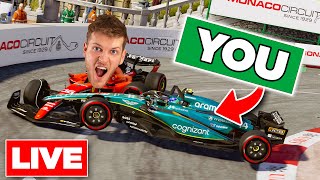 100% Full Monaco Grand Prix Vs Viewers! F1 23 Online Races | LIVE