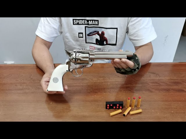 1873 Colt Single Action Army Revolver Toy Unboxing 2023 - Soft