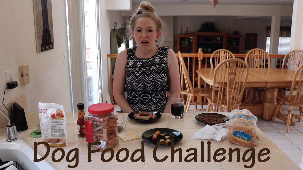 DOG FOOD CHALLENGE YouTube