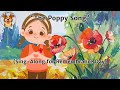 🌺 The Poppy Song | A Gentle Sing-Along for Remembrance Day | with lyrics