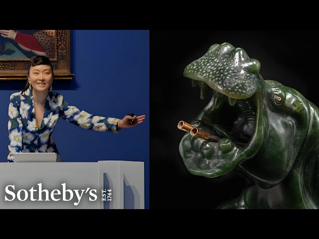 Fabergé’s Nephrite Hippopotamus Cigar Lighter Ignites Bidding Battle at  Sotheby’s