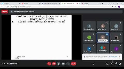 Tiến Nguyễn Thanh -Học phần Lý thuyết điều khiển 1 Buổi 1 (Phần 1)- Đại Học Giao Thông Vận Tải TPHCM