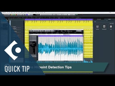 Cubase Quick Tips - Hitpoint Detection
