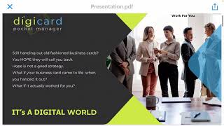 Digicard- The Planet's Smartest Business Card! screenshot 5