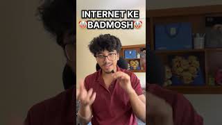 INTERNET Ke Naye "BADMOSH" 🤡 | #roast #comedy #comedyroast #cringecomedy #funny #indianmeme #cringe