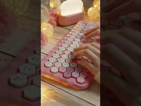 TYPING ASMR - 5 Keyboard Types Typing! ASMR No Talking #shorts