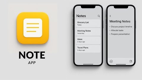 بناء تطبيق ملاحظات بـ Flutter مع SQLite وأنيميشن احترافي | شرح بالعربية