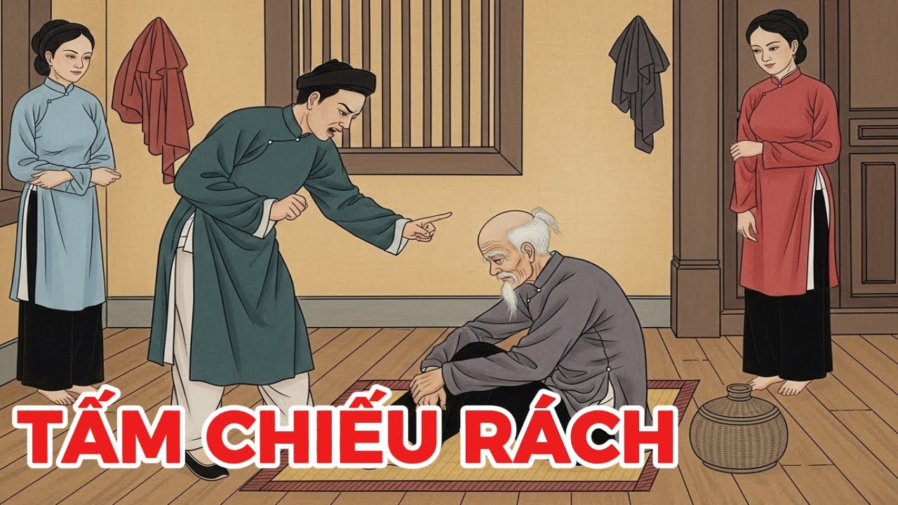 2 Câu Chuyện Phật Pháp Nhân Quả Hay Nhất : Tấm Chiếu Rách và sự bất hiếu Đối với Cha