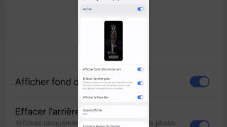 Afficher l'heure de façon permanente #android #smartphone