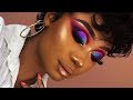 Neon Ombre Cut Crease Makeup Look | MakeupTiffanyJ