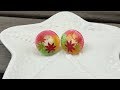 【Part74 初心者 レジン アクセサリー】3色のもみじを閉じ込めてみましたー