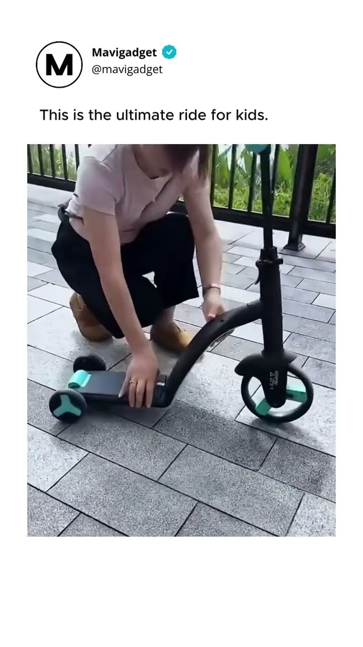 3in1 Scooter Tricycle Fun Kids Bike ?✅ Product Link in Bio ( # 2029 ) #viral