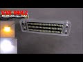 How to make car sequential led indicator lights + drl light switchback diy