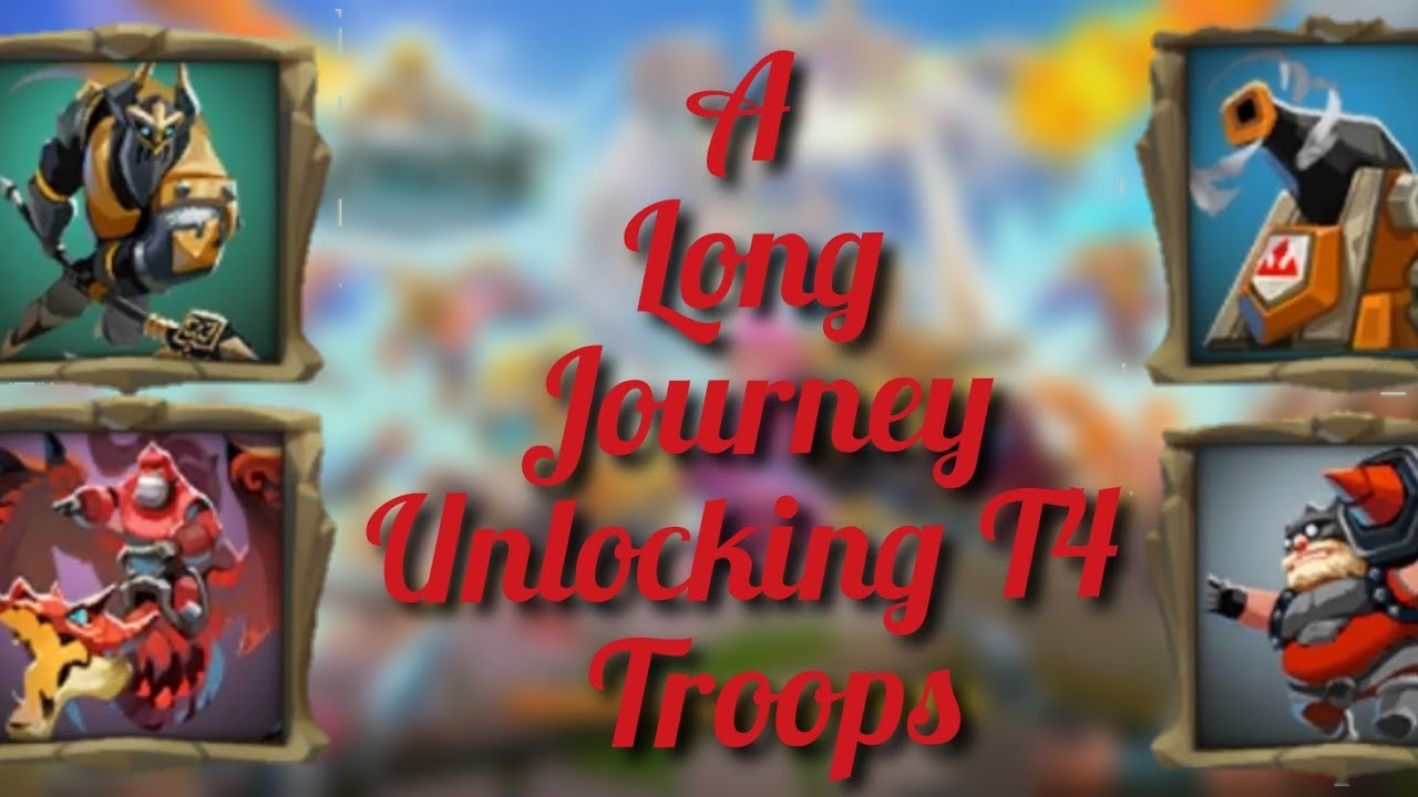 Lords Mobile . Unlocking T4 troops [A long run]