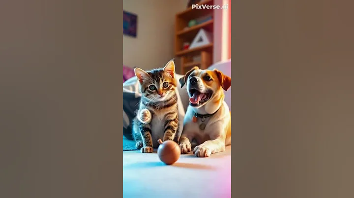 Video 7606511: cat vs dog fight, cat dog fight funny, funniest cats dogs, cat dog playing