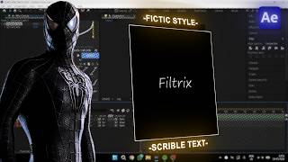 @fictic_editz Style Scribble Text Outro - After Effects Tutorial