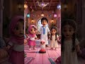 Najma pressed the forbidden button… 😳🍬✨ #shorts #kids #animation #viral #funny #muslimkids