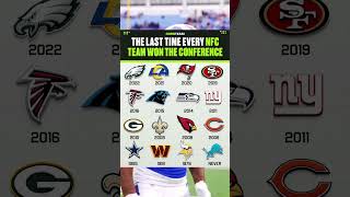 The Last Time Nfc Teams Won The Conference