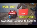 SuperGoldy Boxer 2T agregat 1300W (Hard test)