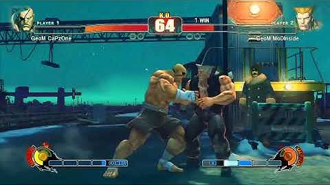 GeoM MoDInside (Guile) vs GeoM CaPzOne (Sagat) 01