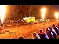 Banzkow 2018 K-700 Night Pulling mit Kirovets 745 # Gelb + Eckig muß er sein !