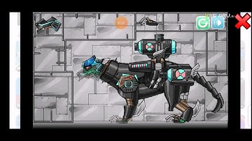 Dino Robot Combine! Smilodon Black